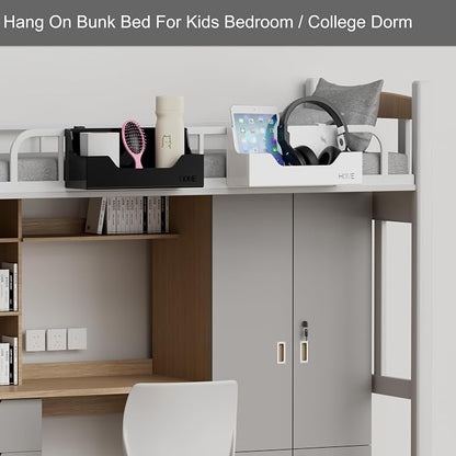 Bedside Caddy Hanging Storage Basket Little Plastic Beside Shelf Hang-on - Image 6