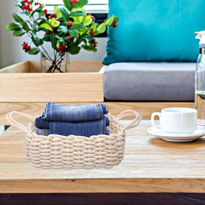 Uonlytech Decorative Cotton Storage Basket - Image 7