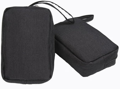 2 Pieces Small Zippered Pouch, Portable Electronics Soft Organizer, Little - Image 5