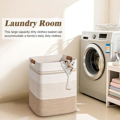 Laundry Hamper, 95L Tall Laundry Basket - Image 4