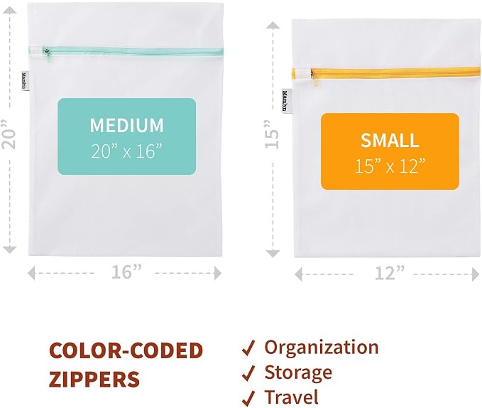 Mamlyn Mesh Laundry Bag for Delicates, Wash Bags for Underwear and Lingerie - Image 5