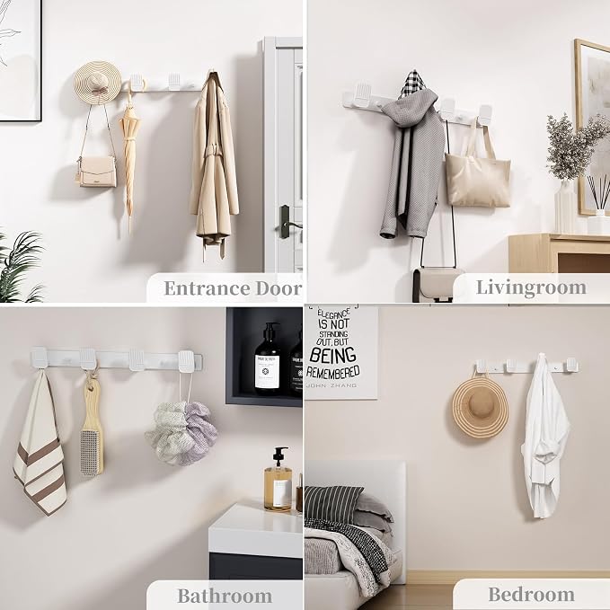 Coat Rack Wall Mount Coat Hooks - Image 3