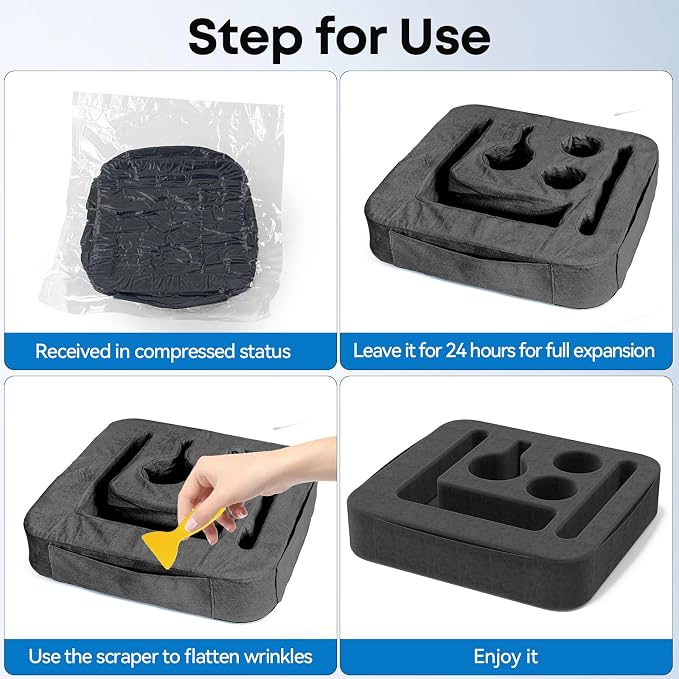 Couch Cup Holder Tray, Couch Caddy - Image 8