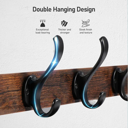 Tatub 29" Rustic Coat Rack Wall Mount - Image 3