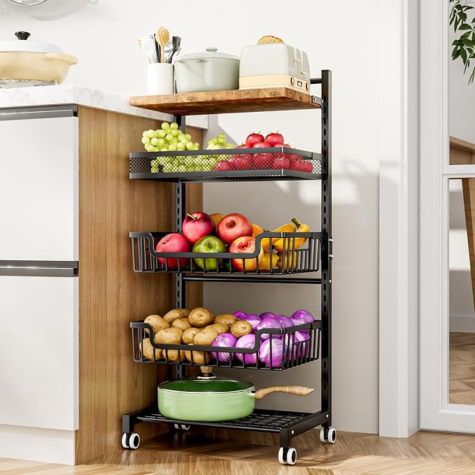 HapiRm Fruit Basket Kitchen Cart by HapiRm