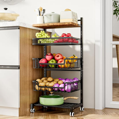 HapiRm Fruit Basket Kitchen Cart by HapiRm
