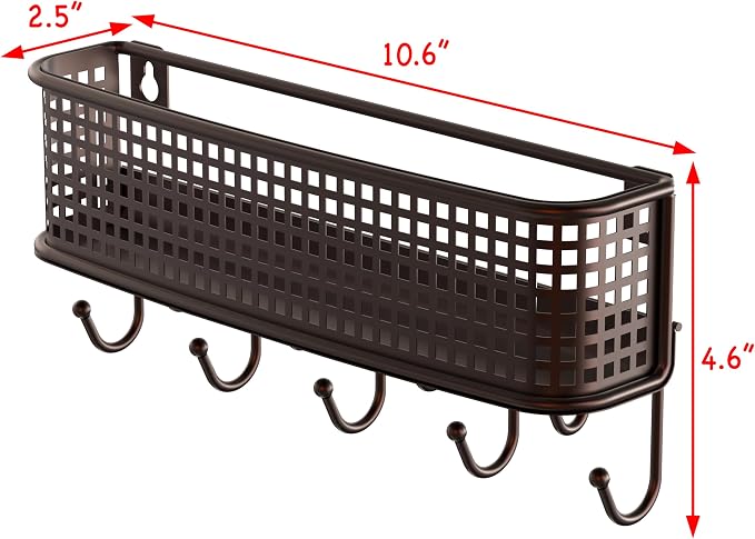 Deco Brothers Wall Key Holder and Mail Organizer - Image 6