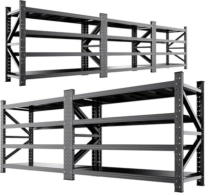 5 Set 6000LBS Heavy Duty Storage Shelves, Rust Proof Large Metal Storage Rack by AXASIIO