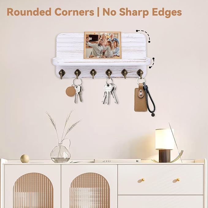 Key Holder for Wall, Mail Organizer Wall Mount - Image 6