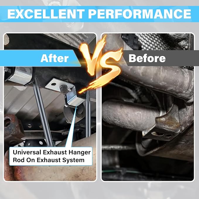 Universal Stainless Steel Exhaust Hanger Heavy-duty Exhaust Hanger Rod Exhaust - Image 4