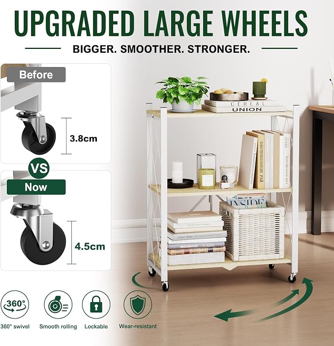 black leopard 3-Tier Foldable Shelf - Image 3