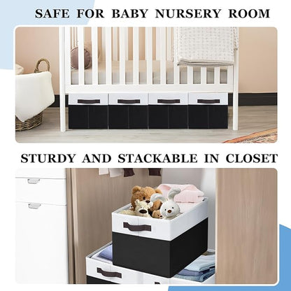 Criusia 6 Pack Closet Organizers and Storage Bins, Cute Dorm Room Essentials - Image 5