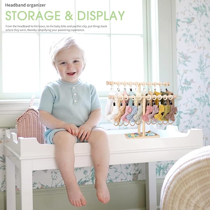 POVETIRE Headband Holder Stand Storage - Image 2