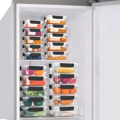 YORY 3 cup Plastic Food Storage Containers - Image 5