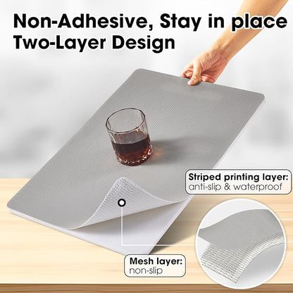 Drawer and Shelf Liner, Non-Slip Kitchen Cabinet Liners Non-Adhesive Thick - Image 2