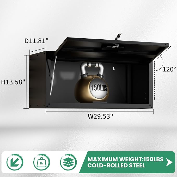 Garage Cabinet System | Heavy Duty Steel All-in-One Modular Garage Cabinet Set - Image 3