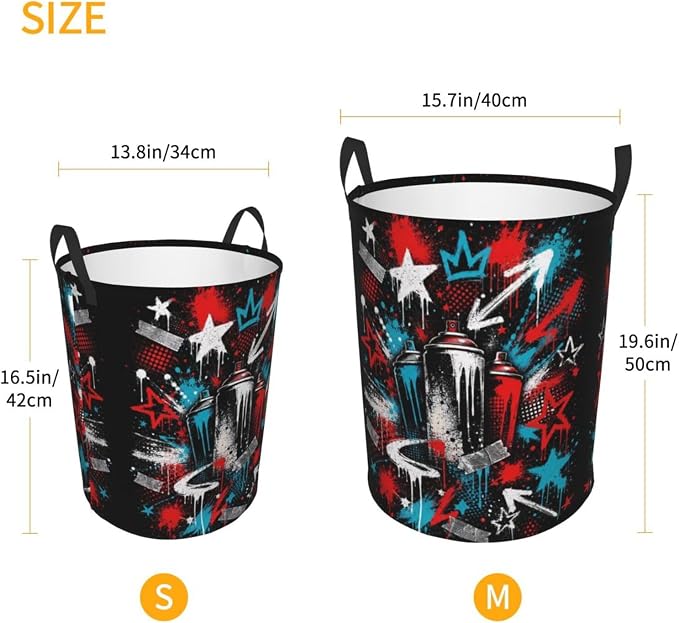 Laundry Basket Dirty Clothes Hamper - Image 2