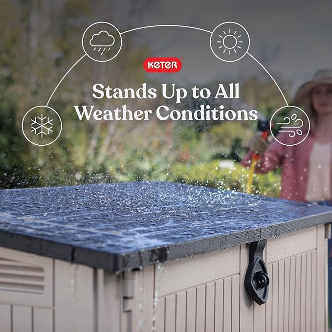 Keter Store-It-Out MIDI Outdoor Resin Storage Shed – Weather-Resistant - Image 3