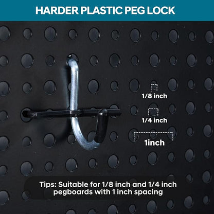 246PCS Pegboard Accessories Organizer Kit, Includes Pegboard Hooks, Paper Towel - Image 4