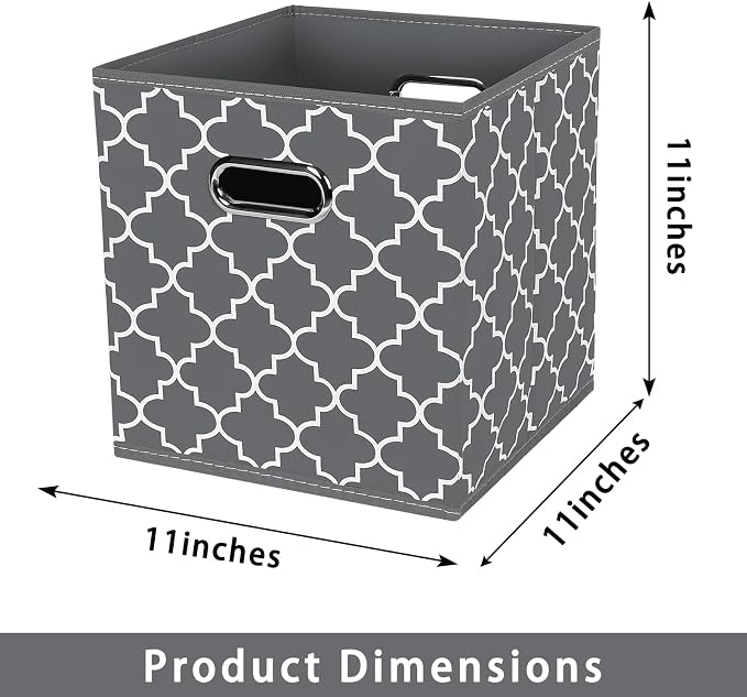 Fabric storage bins Cubes, Fabric Cube Organizer - Image 2