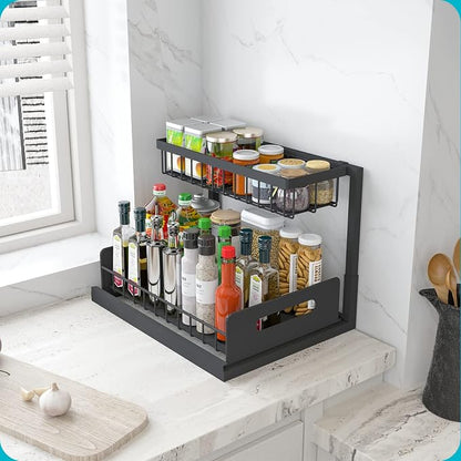 REALINN Under Sink Organizer, Pull Out Cabinet Organizer Slide Out Sink Shelf - Image 5