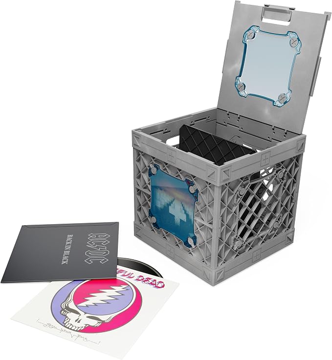 CrateVinyl - Vinyl Record Storage Crate Modular Storage Cube by UbeCube