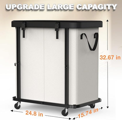 190L Large Fashion Laundry Basket - Image 6