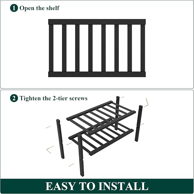 Smiry Bamboo Shoe Rack for Closet, 2 Tier Small Wooden Stackable Shoe Organizer - Image 6