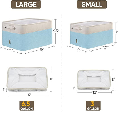BALEINE 2 Pack Fabric Storage Bins - Image 2