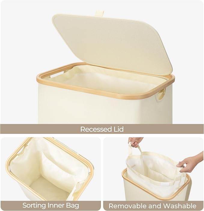 StorageWorks 100L Large Laundry Hamper - Image 7