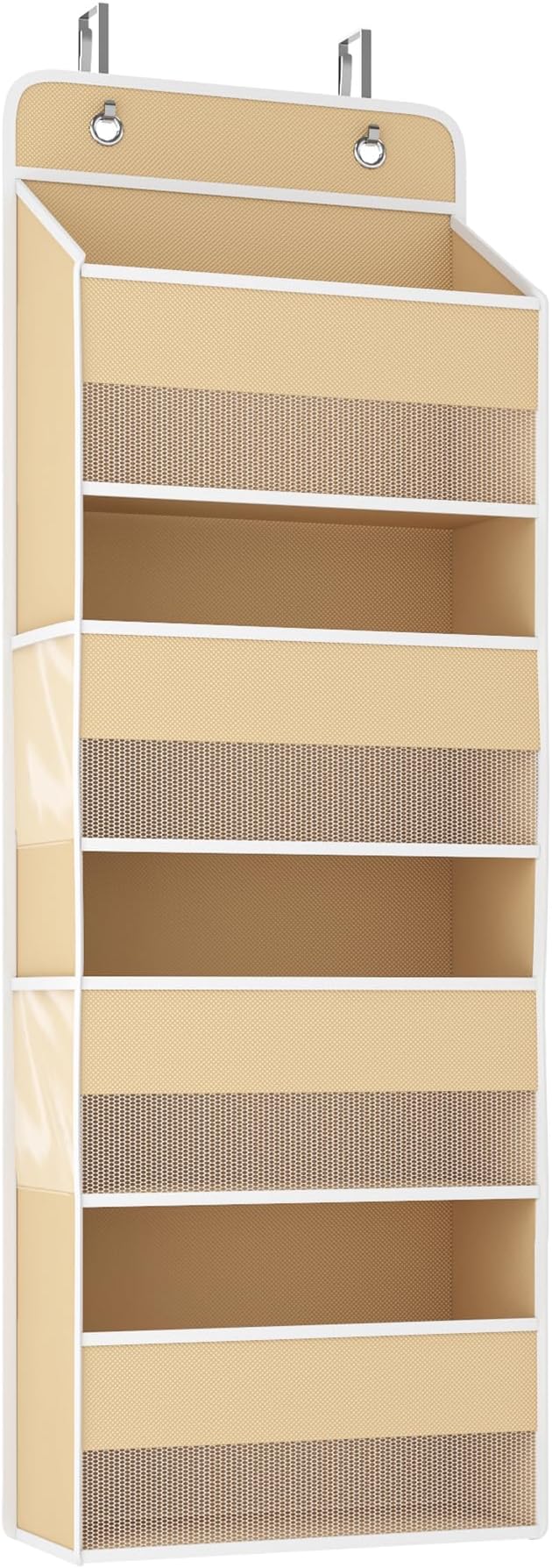 1 Pack 4-Tier Over the Door Organizer, Heavy-Duty Large Deep Pocket Hanging - Image 2