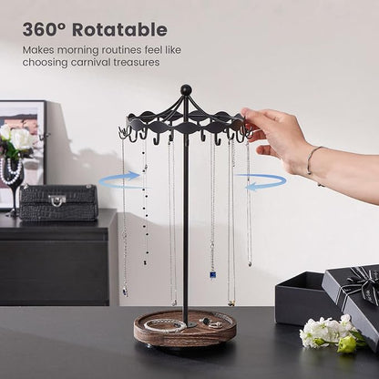 Lolalet Rotating Necklace Holder Stand - Image 3