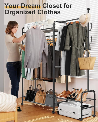 3-In-1 Clothes Racks For Hanging Clothes - Image 4