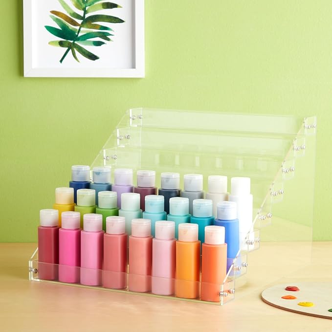 Okuna Outpost 8-Tier Acrylic Nail Polish Rack - Image 4