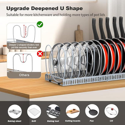 Housolution Pot and Pan Organizer Rack - Image 2