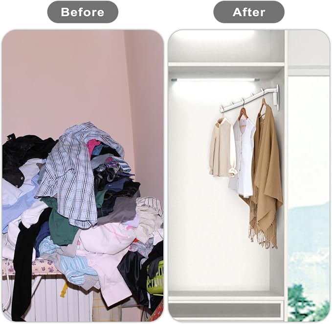 Sumnacon Stainless Steel Clothes Hanger Rack-Wall Mount Clothing Rack - Image 7