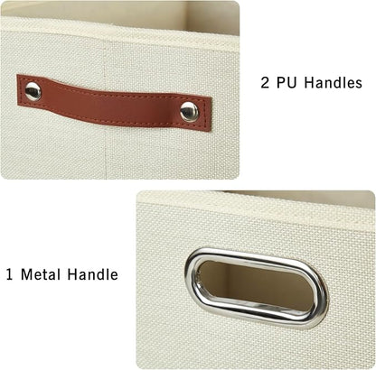 3-Pack Foldable Fabric Storage Bins - Image 4