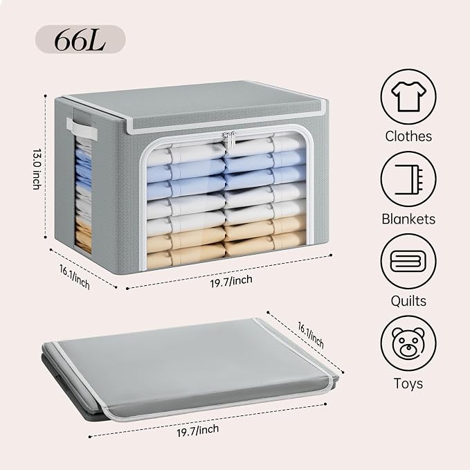 Yecaye Clothes Storage Bins - Image 7