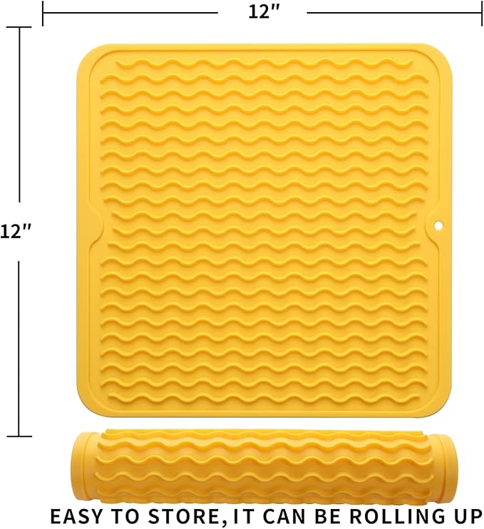 Silicone Dish Drying Mat for Multiple Usage, Easy clean, Eco-friendly, - Image 2