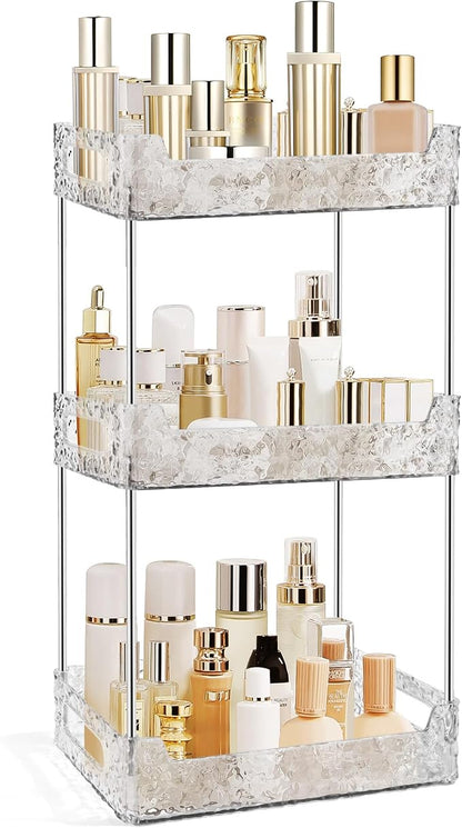 3-Tier Bathroom Counter Organizer Countertop Storage, Dresser Organizer Vanity by TENDER+EPOCH