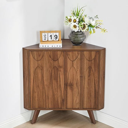 Small Corner Cabinet, Corner Floor Cabinet by BifinsFurniture