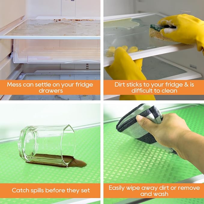 Green Fridge Liner Shelf Liners - Image 5