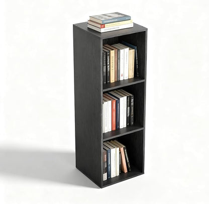 3 Cube Storage Organizer, 3 Tier Cube Low Bookcase Freestanding Storage Display - Image 6