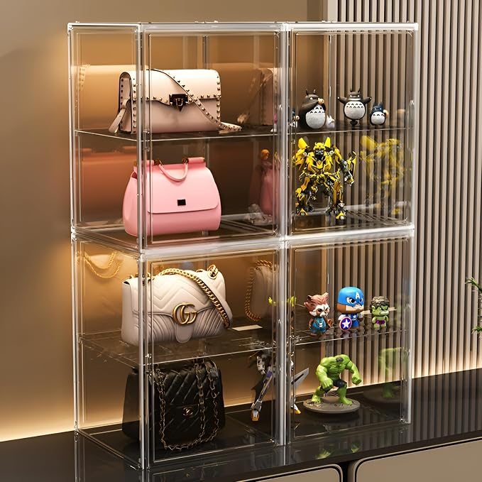 Clear Stackable Plastic Storage Bins - Image 3