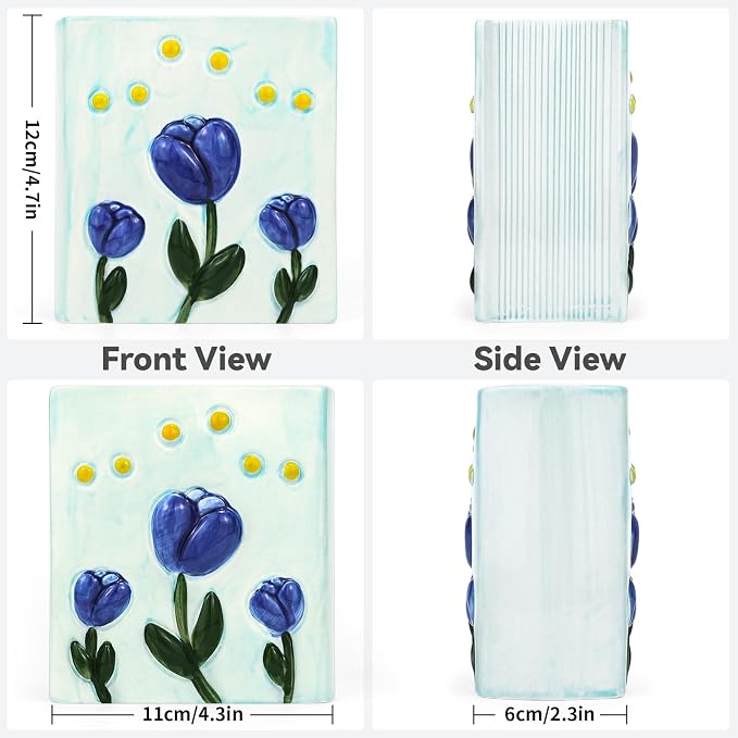 Book Vase Tulip Pencil Cup Pen Holder - Image 2
