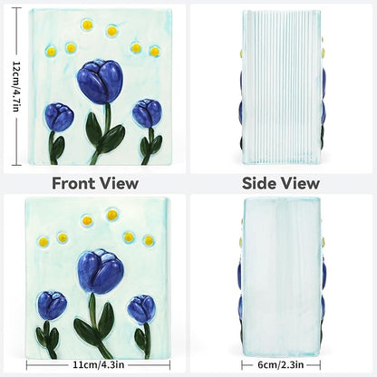 Book Vase Tulip Pencil Cup Pen Holder - Image 2