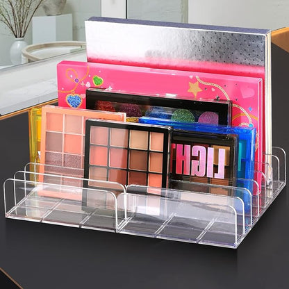 2Pcs Makeup Pallet Organizer, Acrylic Eyeshadow Palette Makeup Organizer - Image 7