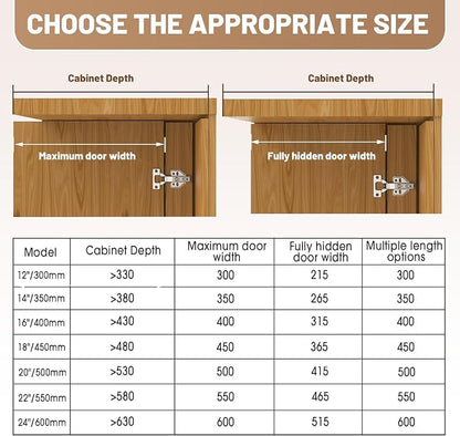 YJINGRUI Cabinet Pocket Door Slide, Pocket Door Slides - Image 3