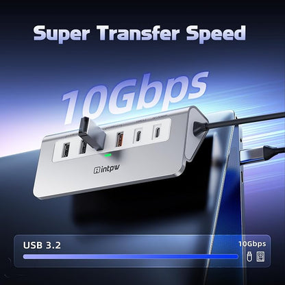 intpw USB C Hub, P9 PRO USB C Hub Multiport Adapter - Image 4