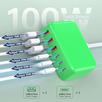 6 in 1 USB Charger, 50% Smaller Charging Station - Image 6